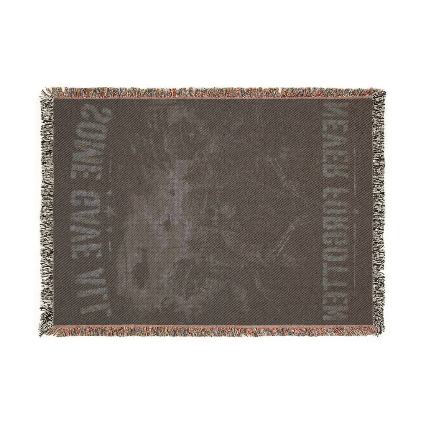 Some Gave All, Never Forgotten Patriotic Woven Blanket