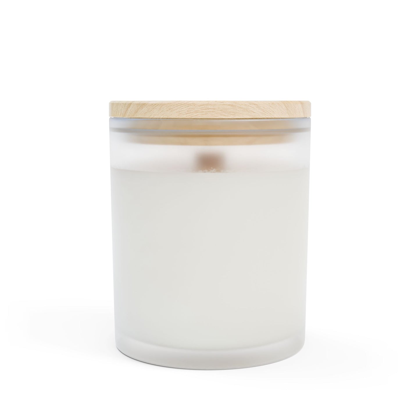 Frosted Glass Candle — Lavender Blossom Floral Scented Candle (11 oz)