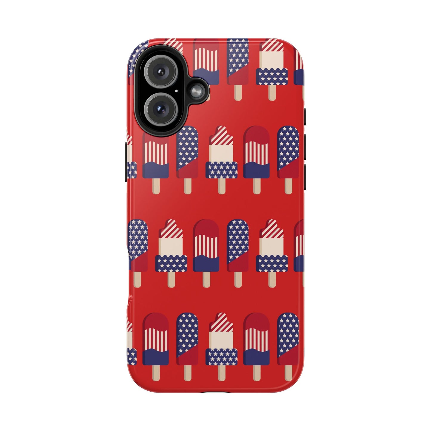 Patriotic Popsicle Tough Phone Case — 4th of July American Flag Phone Cover