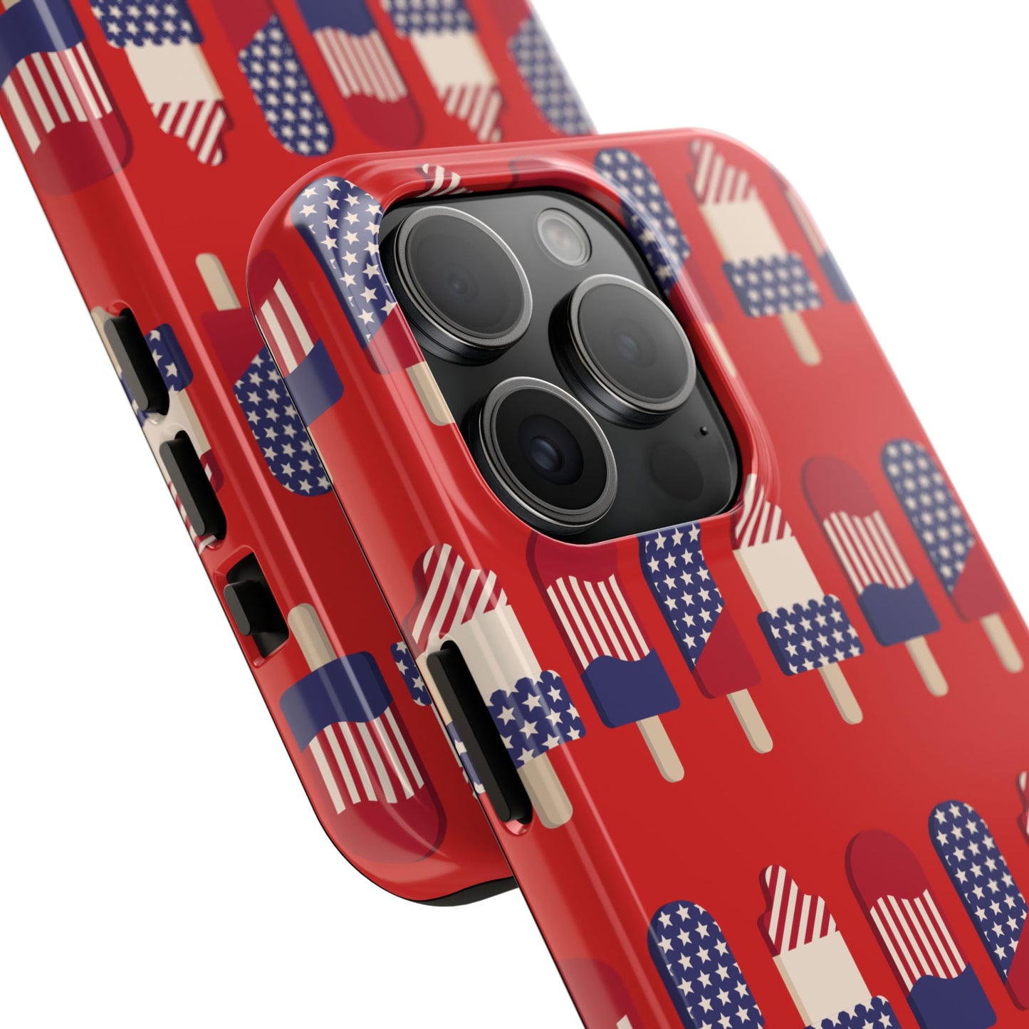 Patriotic Popsicle Tough Phone Case — 4th of July American Flag Phone Cover