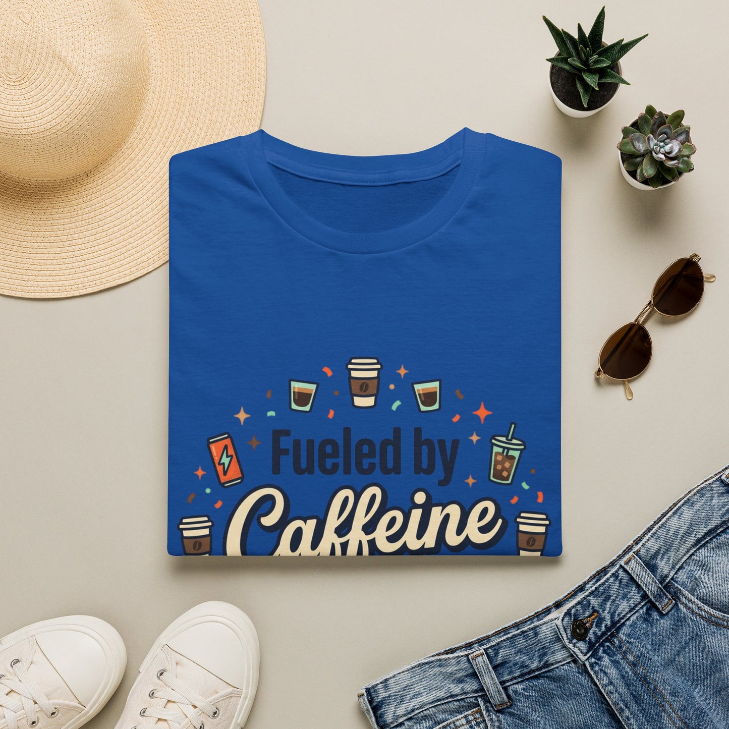 Fueled by Caffeine and Chaos Tee