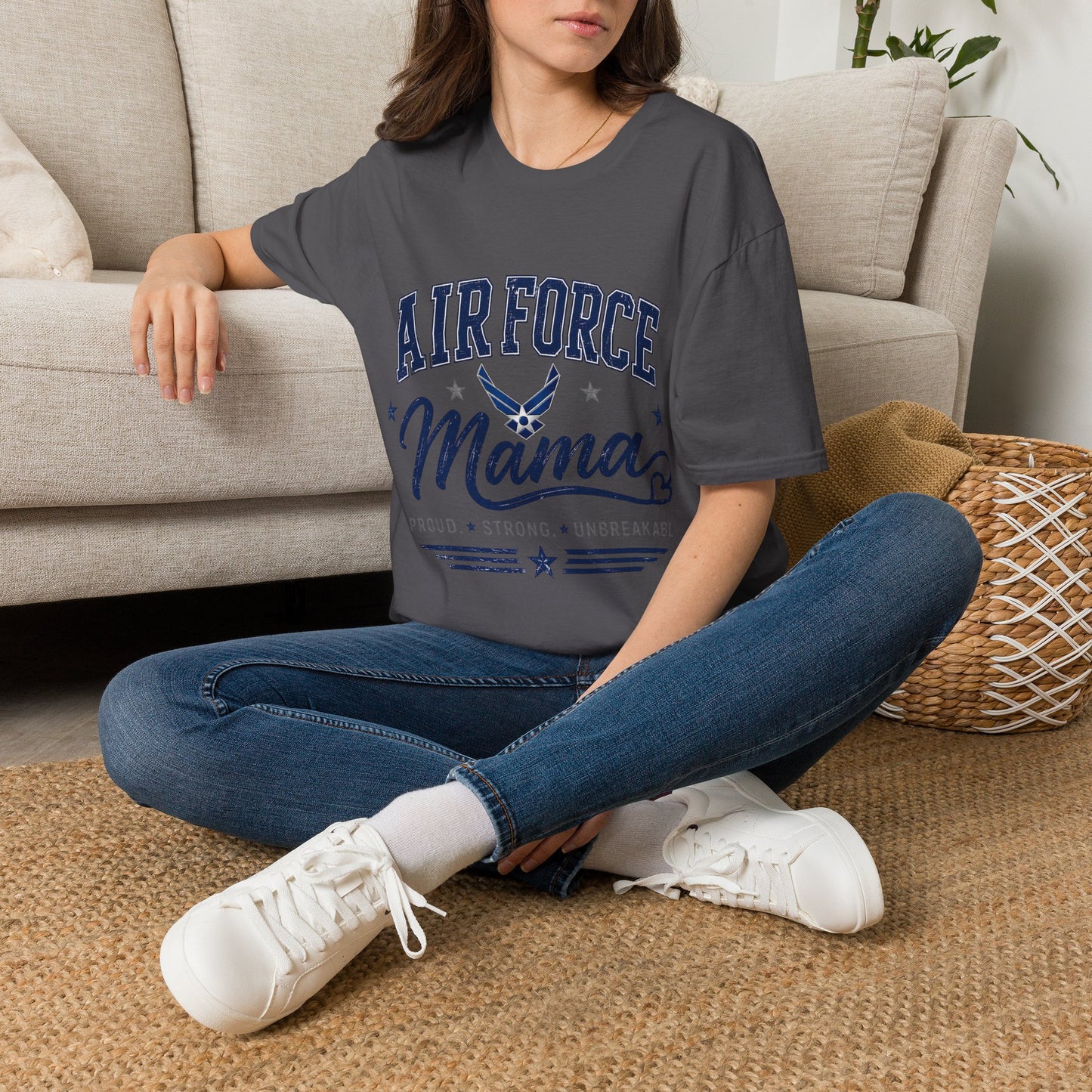 Air Force Mama Softstyle Tee