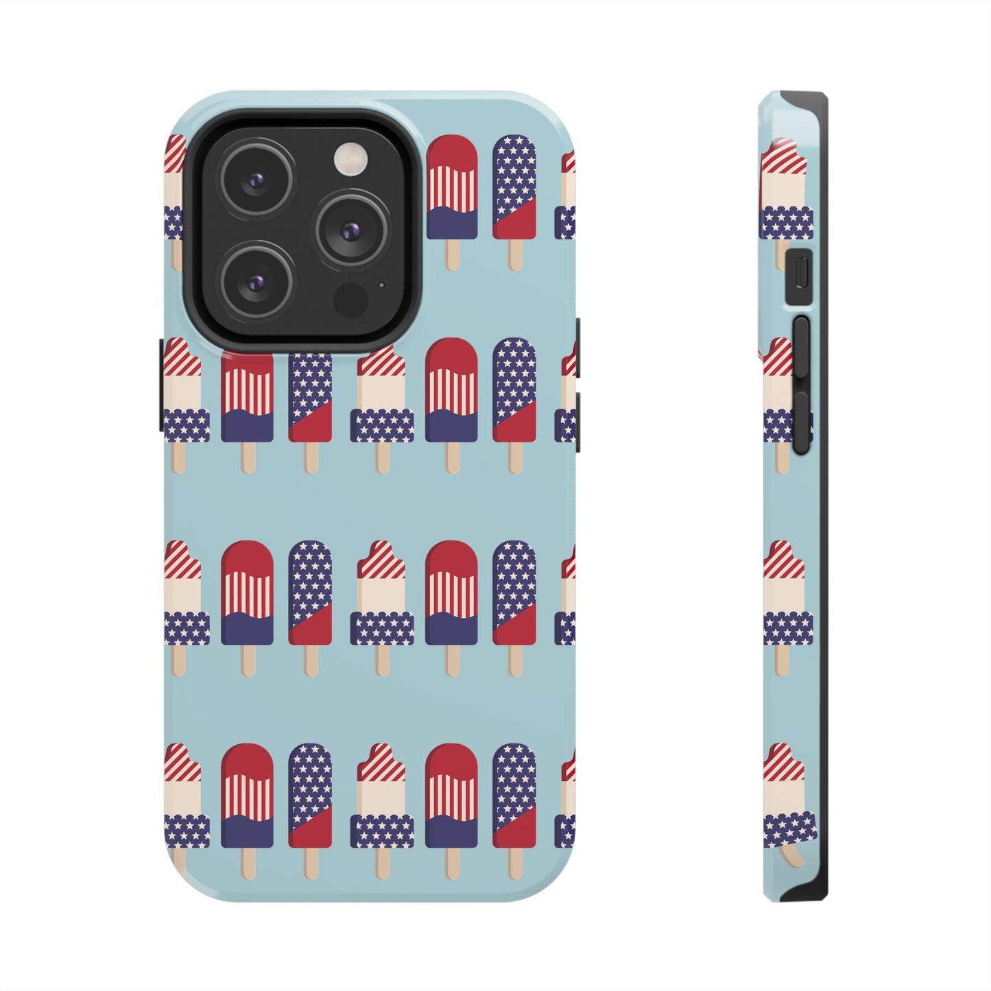 Patriotic Popsicle Tough Phone Case — 4th of July American Flag Phone Cover