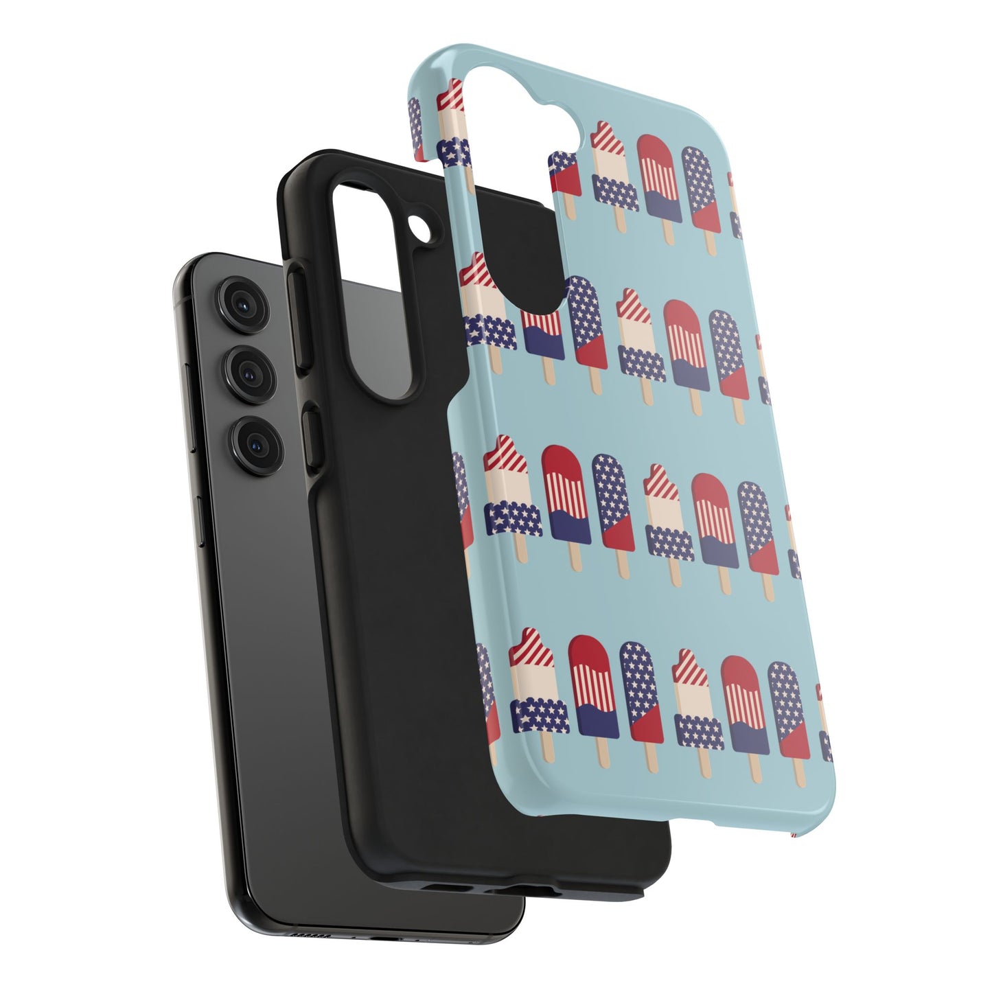 Patriotic Popsicle Tough Phone Case — 4th of July American Flag Phone Cover
