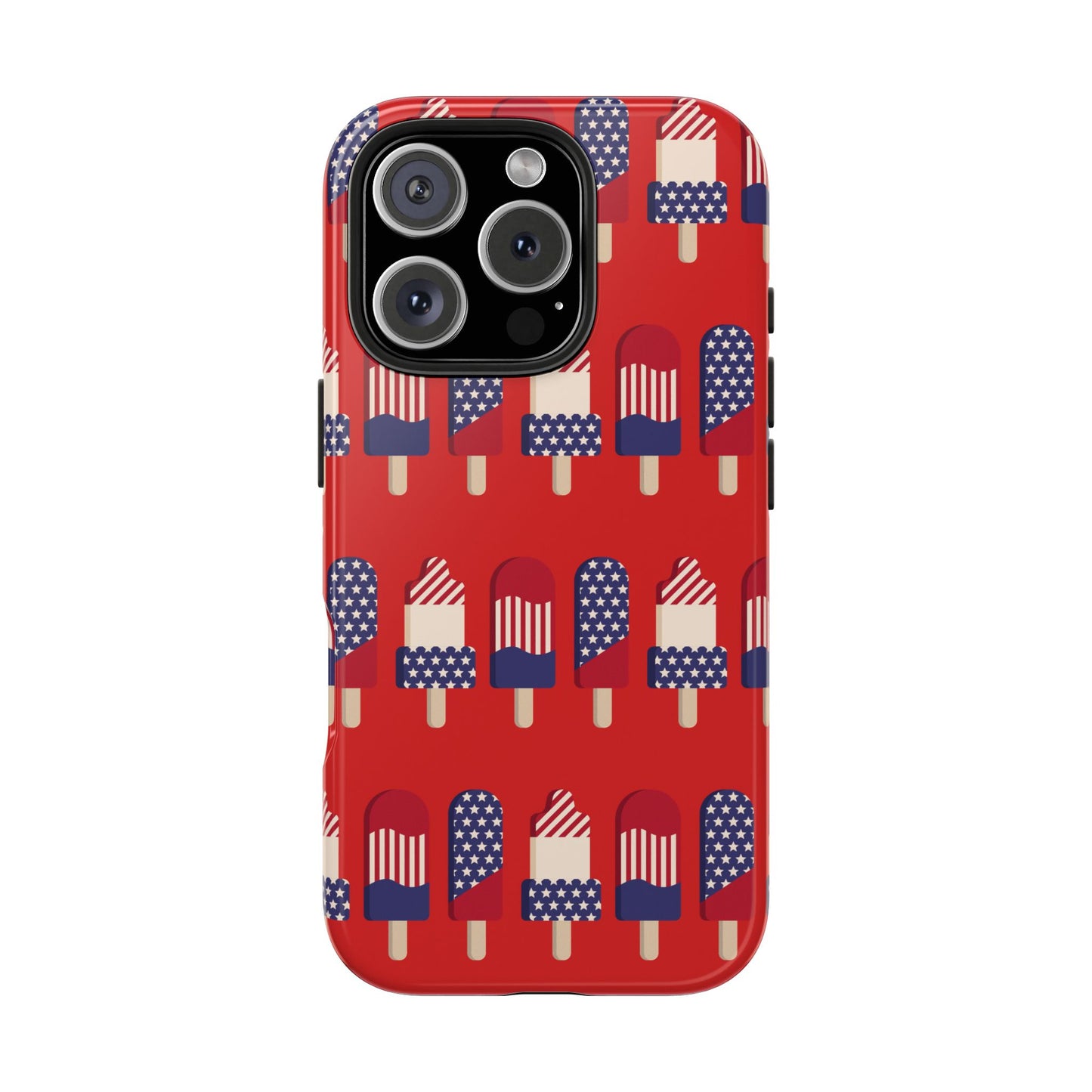 Patriotic Popsicle Tough Phone Case — 4th of July American Flag Phone Cover