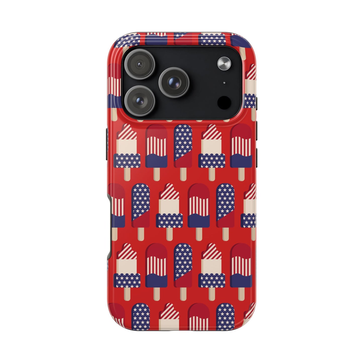 Patriotic Popsicle Tough Phone Case — 4th of July American Flag Phone Cover