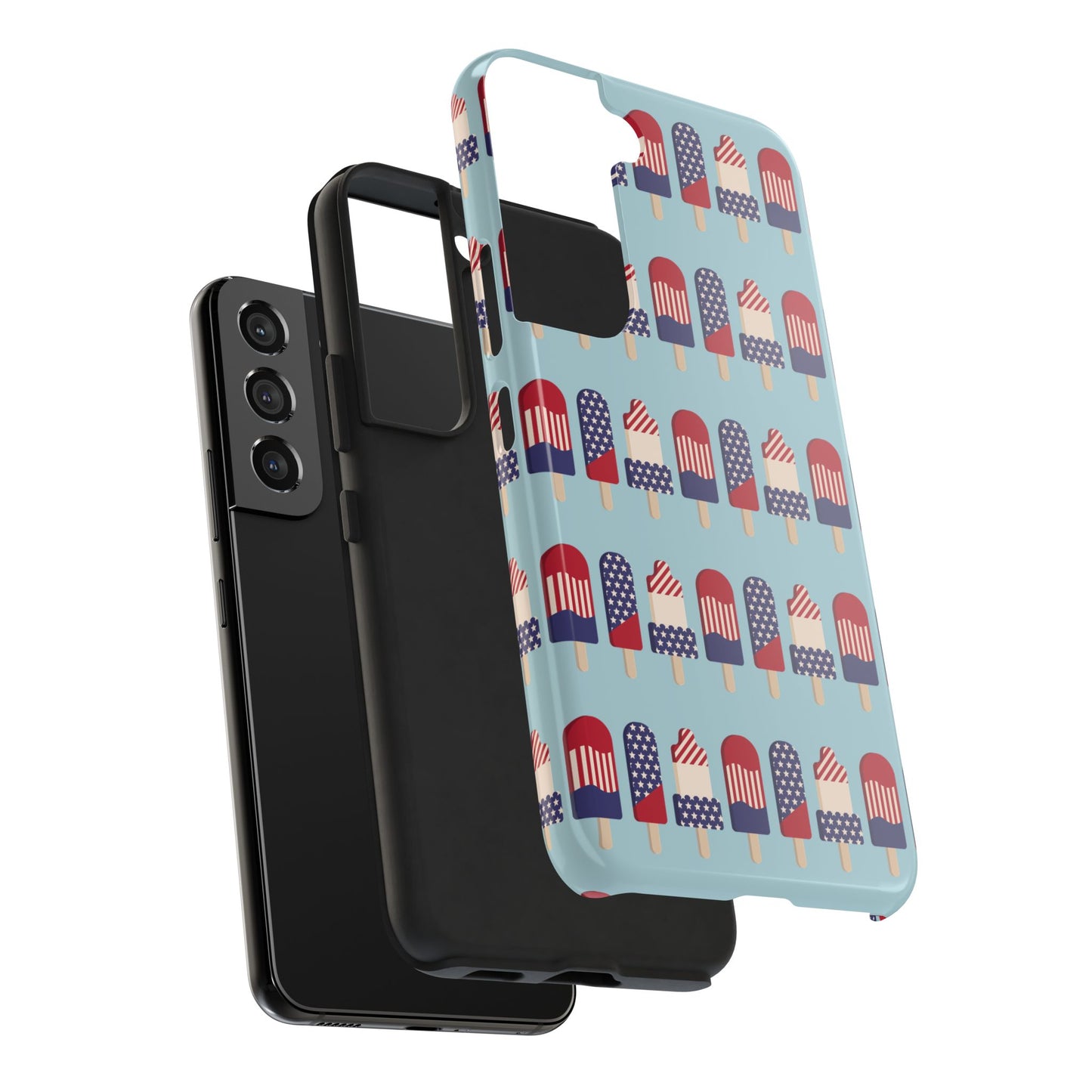 Patriotic Popsicle Tough Phone Case — 4th of July American Flag Phone Cover