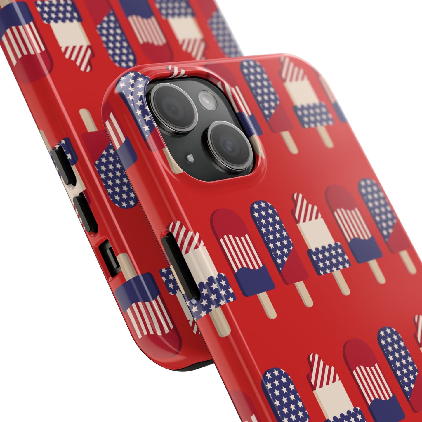 Patriotic Popsicle Tough Phone Case — 4th of July American Flag Phone Cover