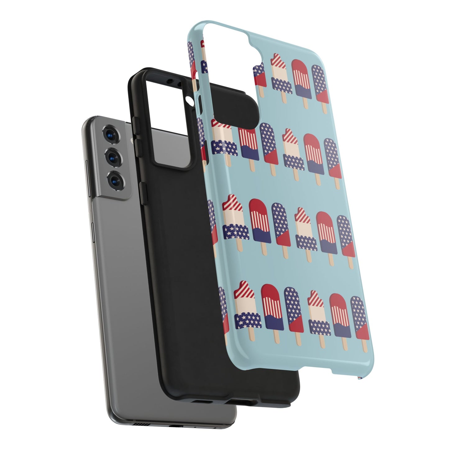 Patriotic Popsicle Tough Phone Case — 4th of July American Flag Phone Cover