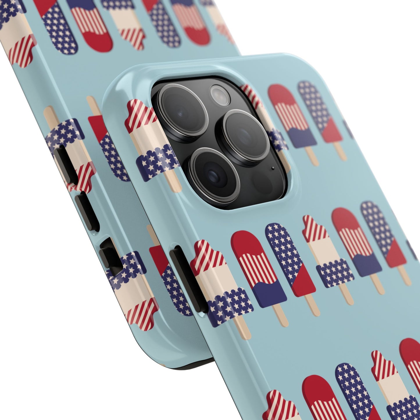 Patriotic Popsicle Tough Phone Case — 4th of July American Flag Phone Cover