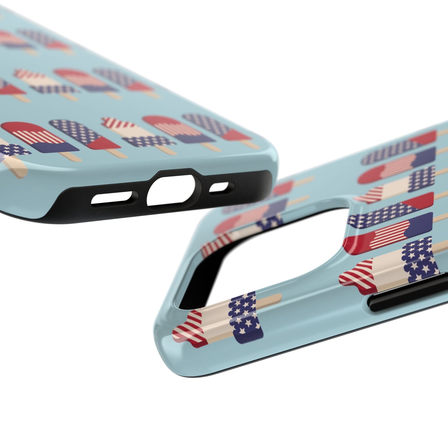 Patriotic Popsicle Tough Phone Case — 4th of July American Flag Phone Cover