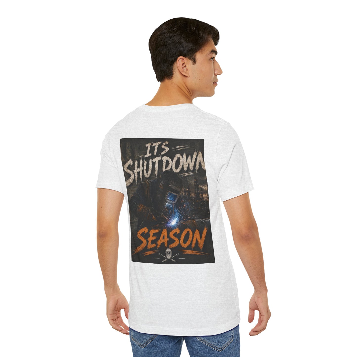 It’s Shutdown Season T‑Shirt — Graphic Crewneck Tee for Bluecollar Workers