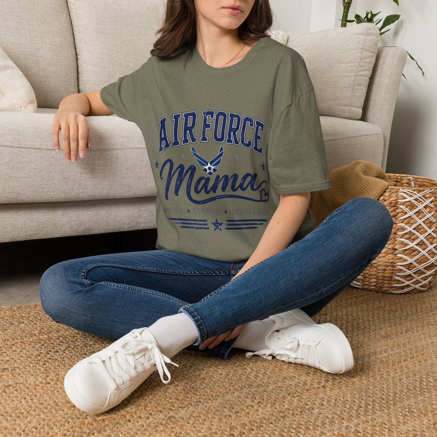 Air Force Mama Softstyle Tee