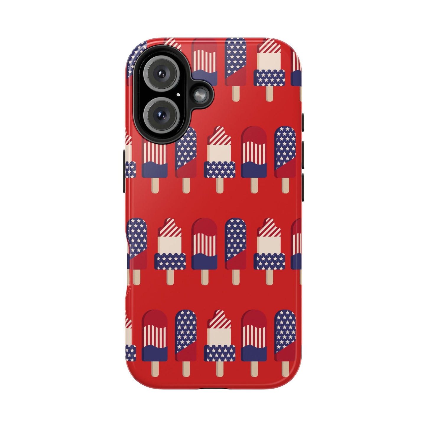 Patriotic Popsicle Tough Phone Case — 4th of July American Flag Phone Cover