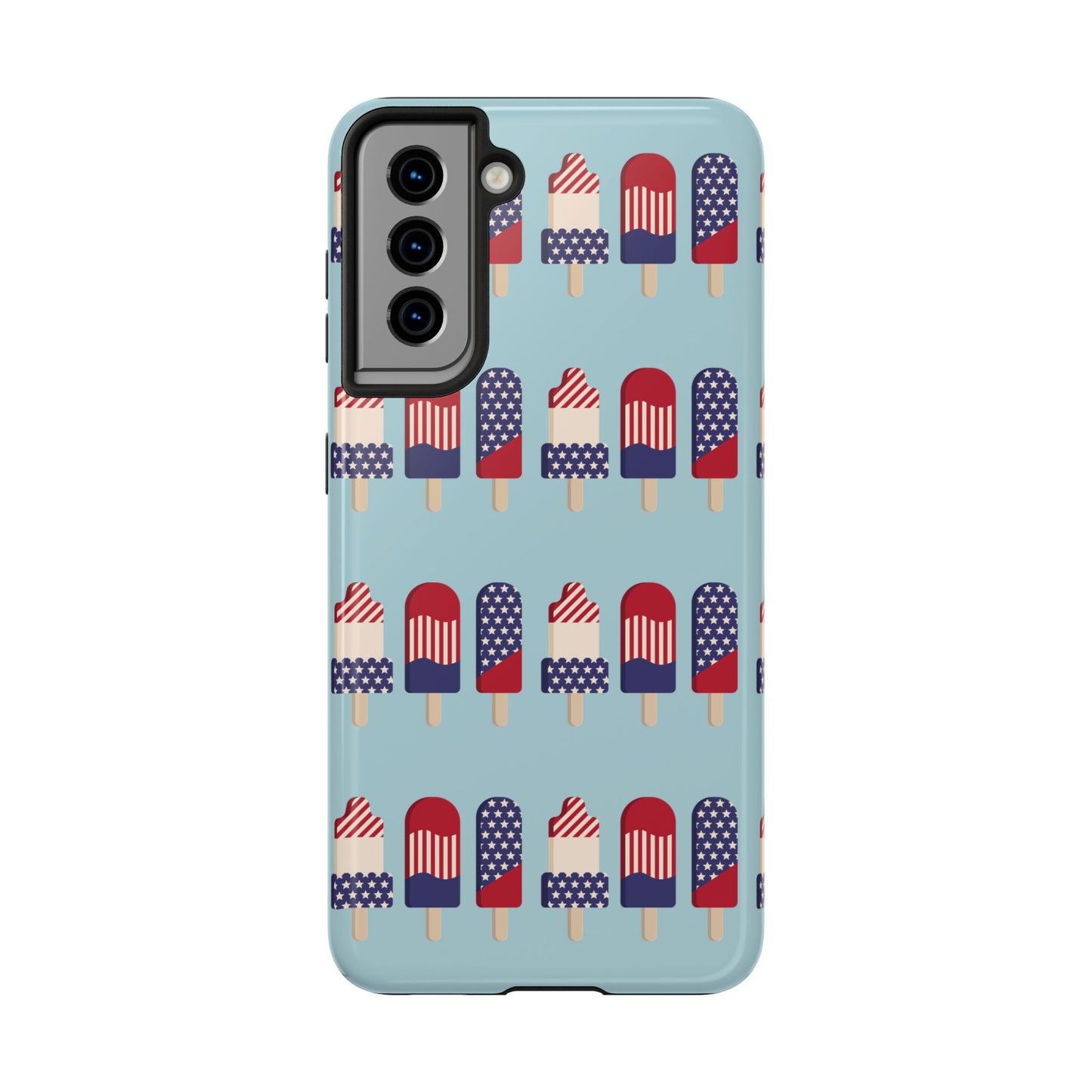 Patriotic Popsicle Tough Phone Case — 4th of July American Flag Phone Cover