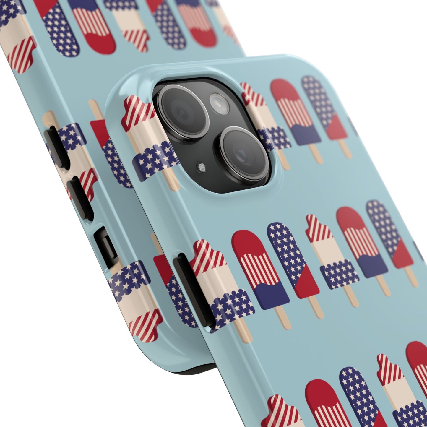 Patriotic Popsicle Tough Phone Case — 4th of July American Flag Phone Cover