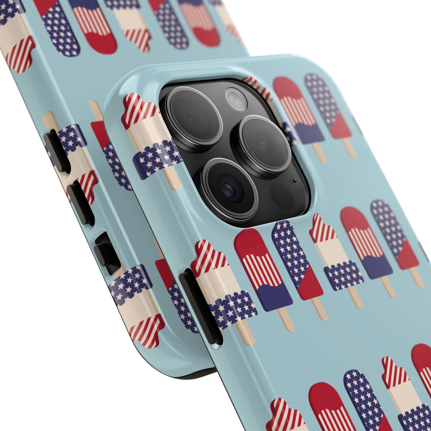Patriotic Popsicle Tough Phone Case — 4th of July American Flag Phone Cover
