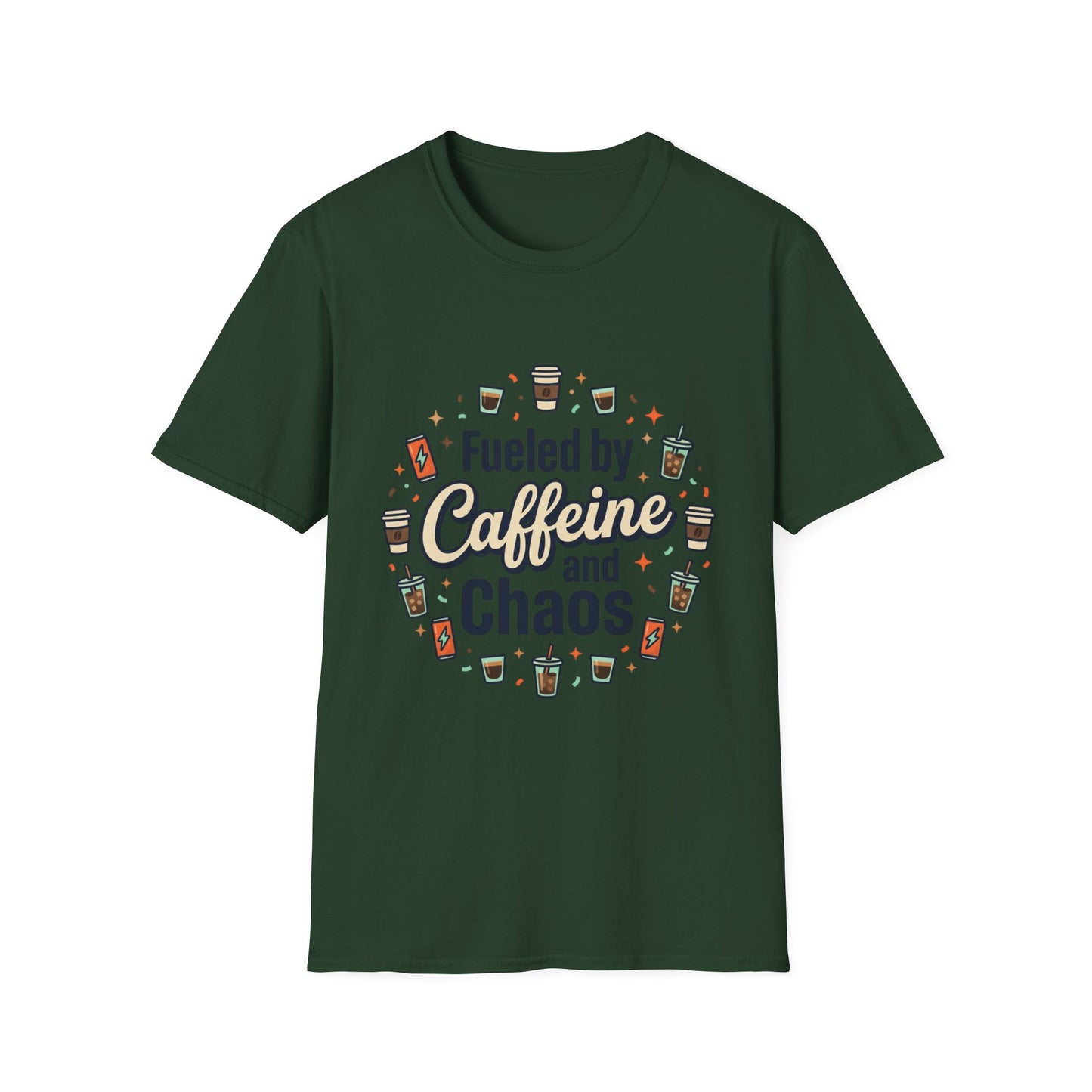 Fueled by Caffeine and Chaos Tee