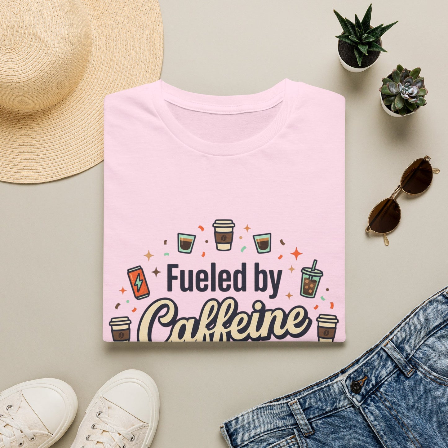 Fueled by Caffeine and Chaos Tee