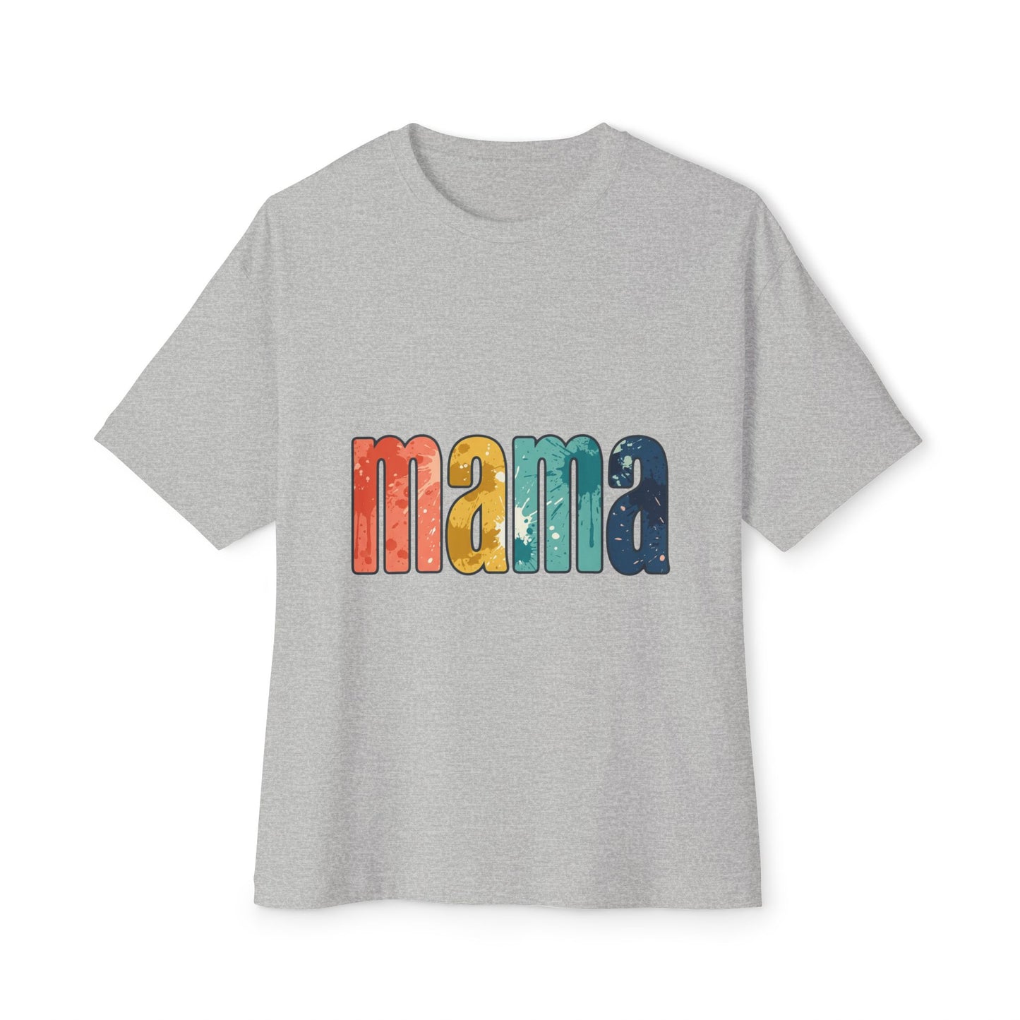 Mama Oversized Tee — Vintage Distressed Mothers Day Shirt