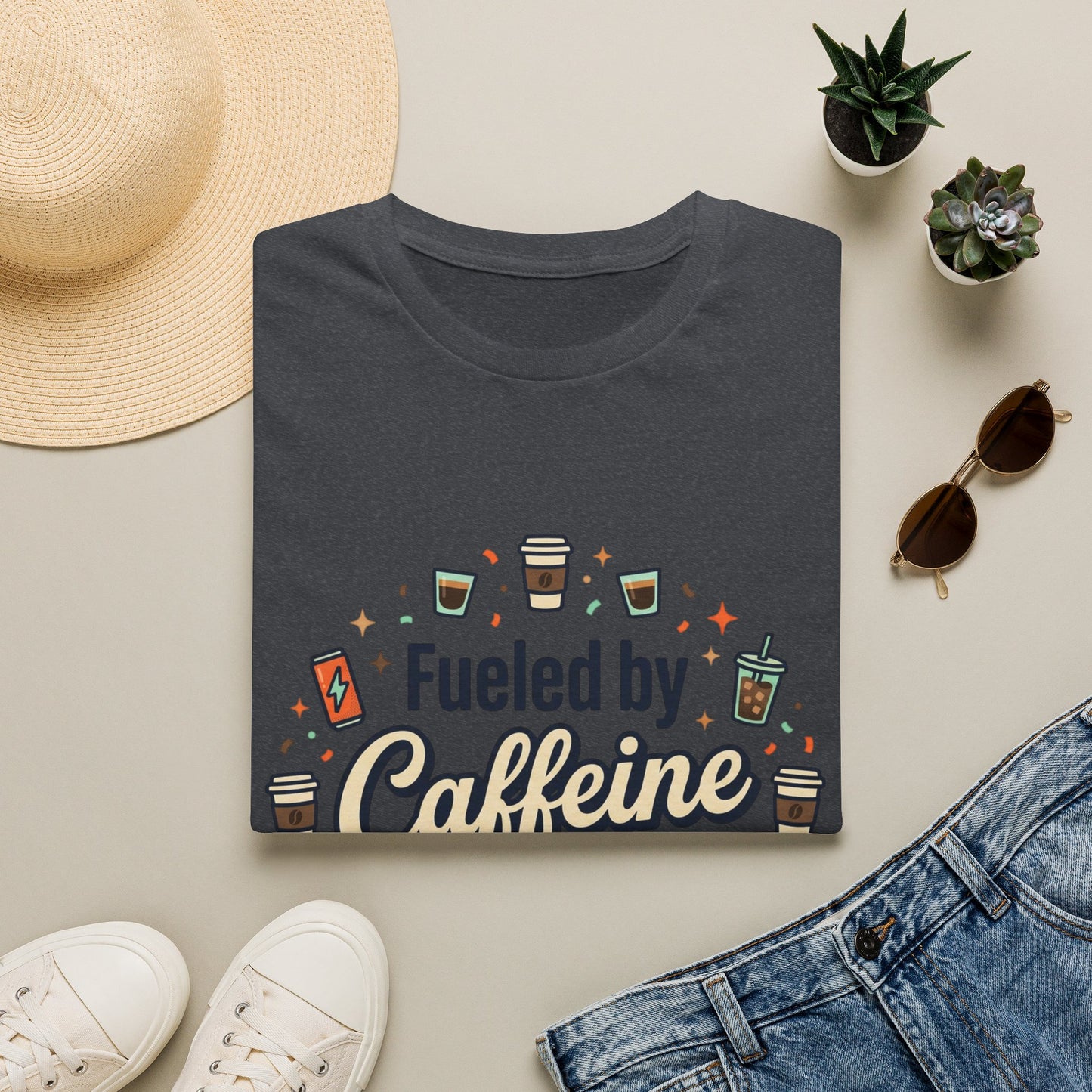 Fueled by Caffeine and Chaos Tee