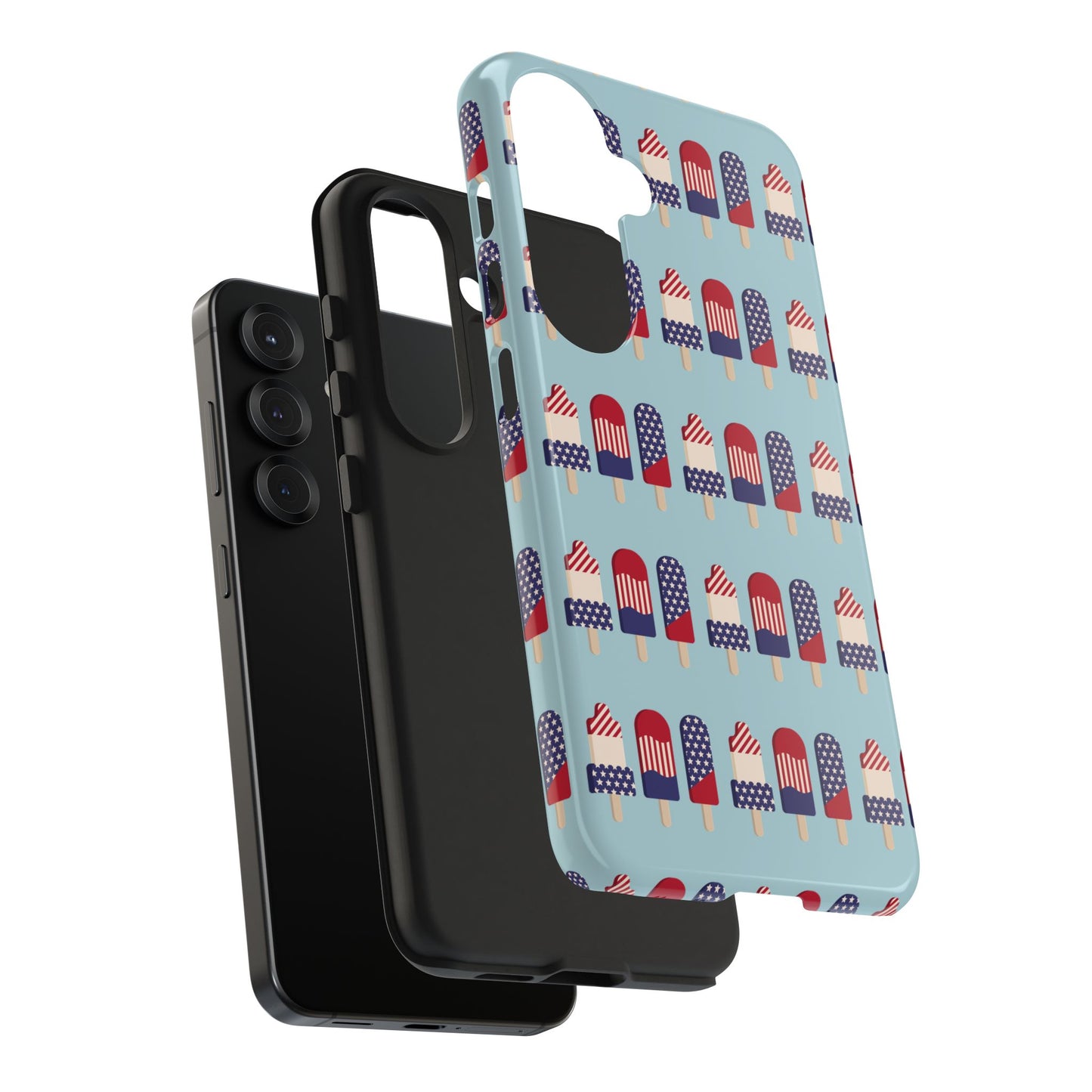 Patriotic Popsicle Tough Phone Case — 4th of July American Flag Phone Cover