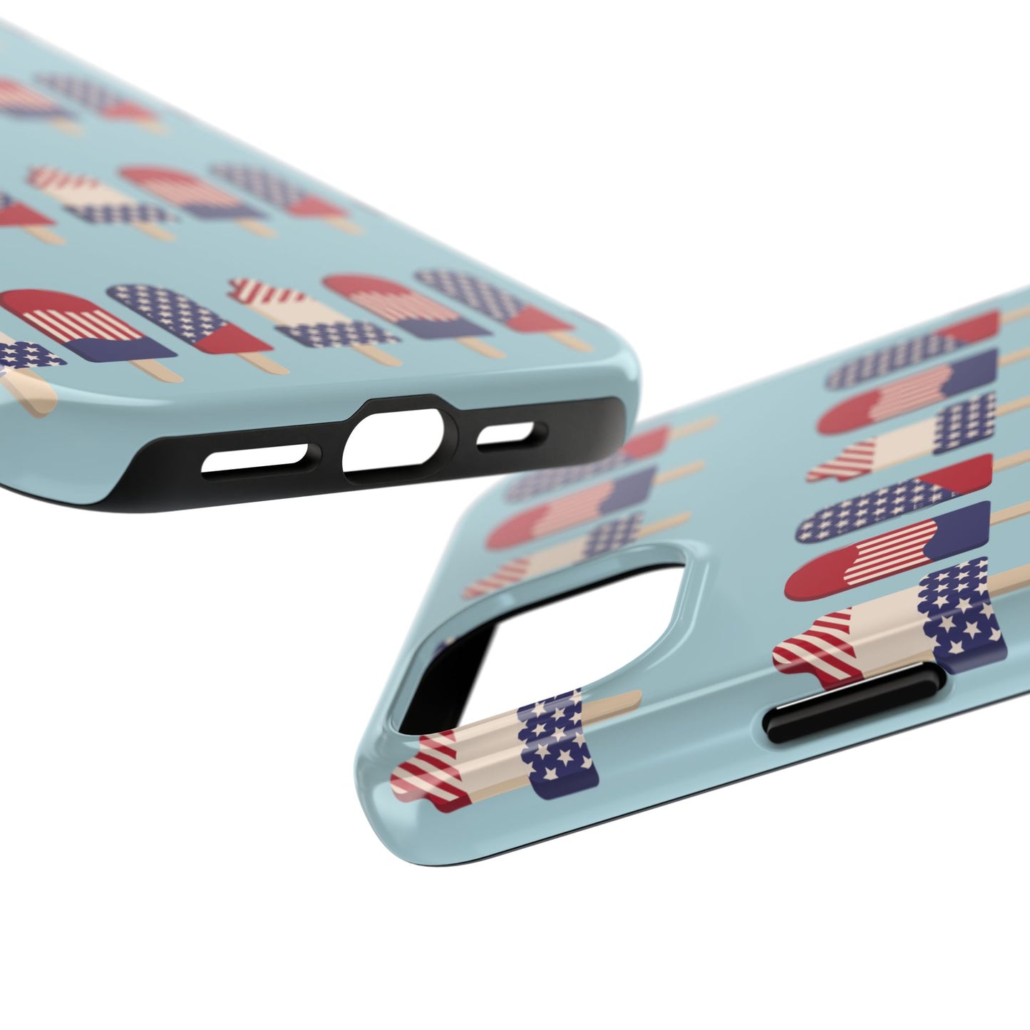 Patriotic Popsicle Tough Phone Case — 4th of July American Flag Phone Cover
