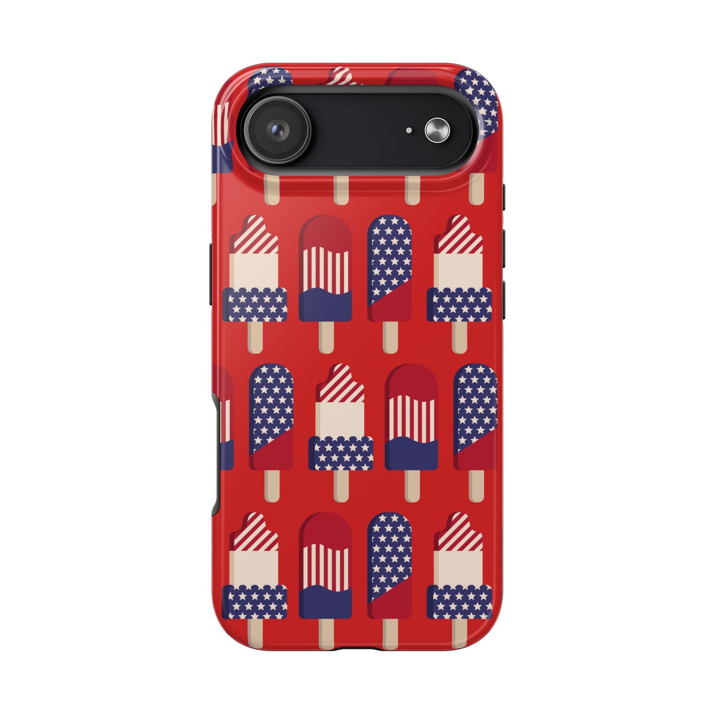 Patriotic Popsicle Tough Phone Case — 4th of July American Flag Phone Cover