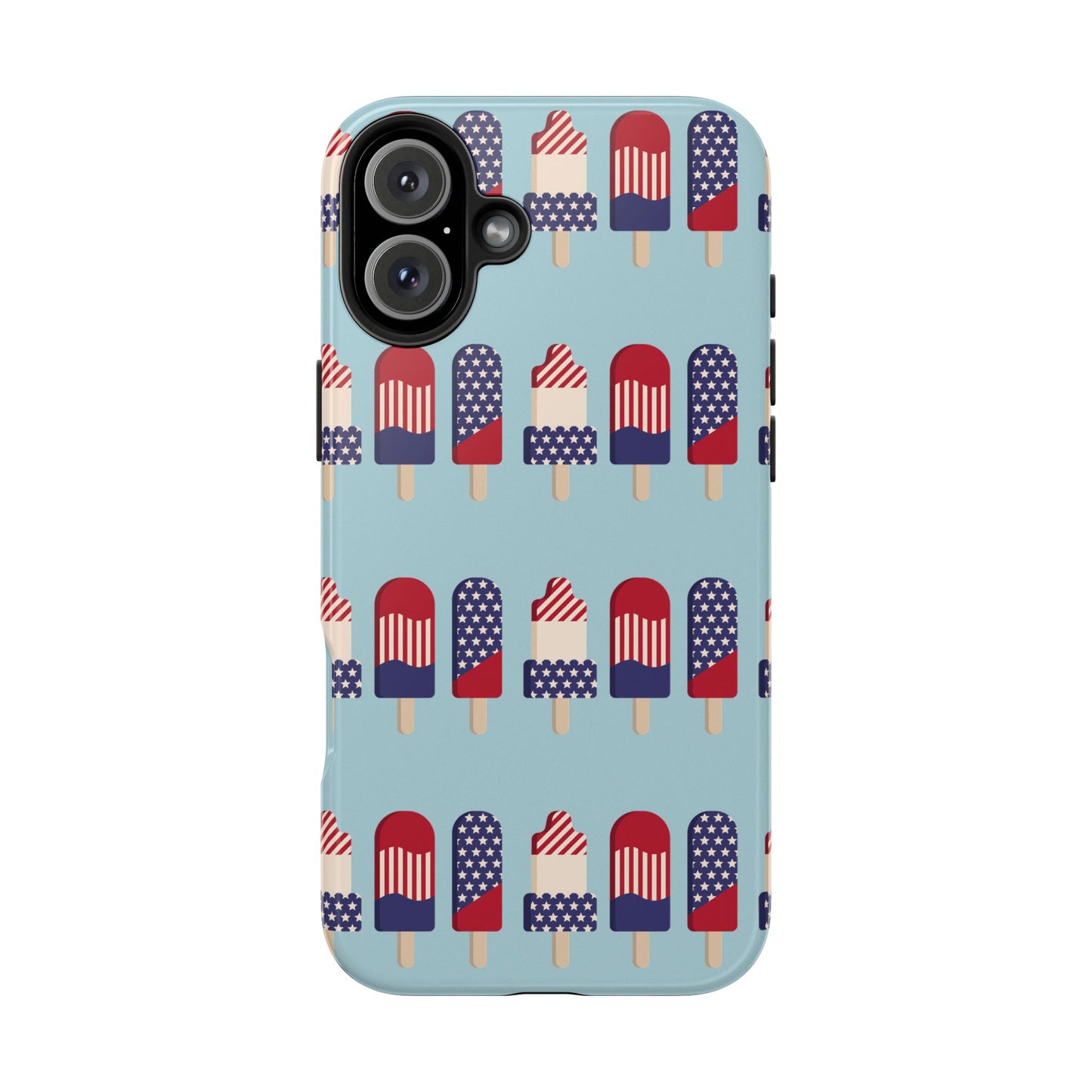 Patriotic Popsicle Tough Phone Case — 4th of July American Flag Phone Cover