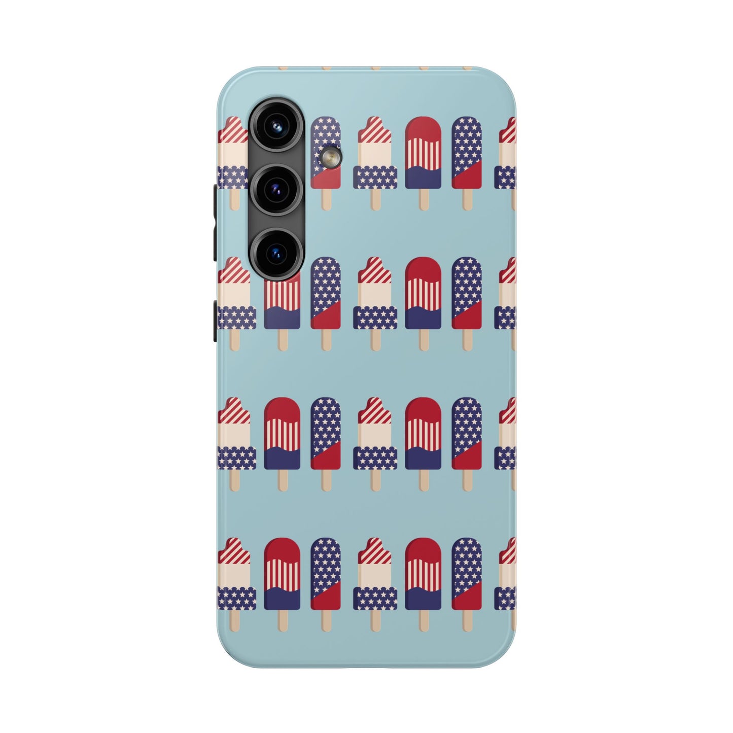 Patriotic Popsicle Tough Phone Case — 4th of July American Flag Phone Cover