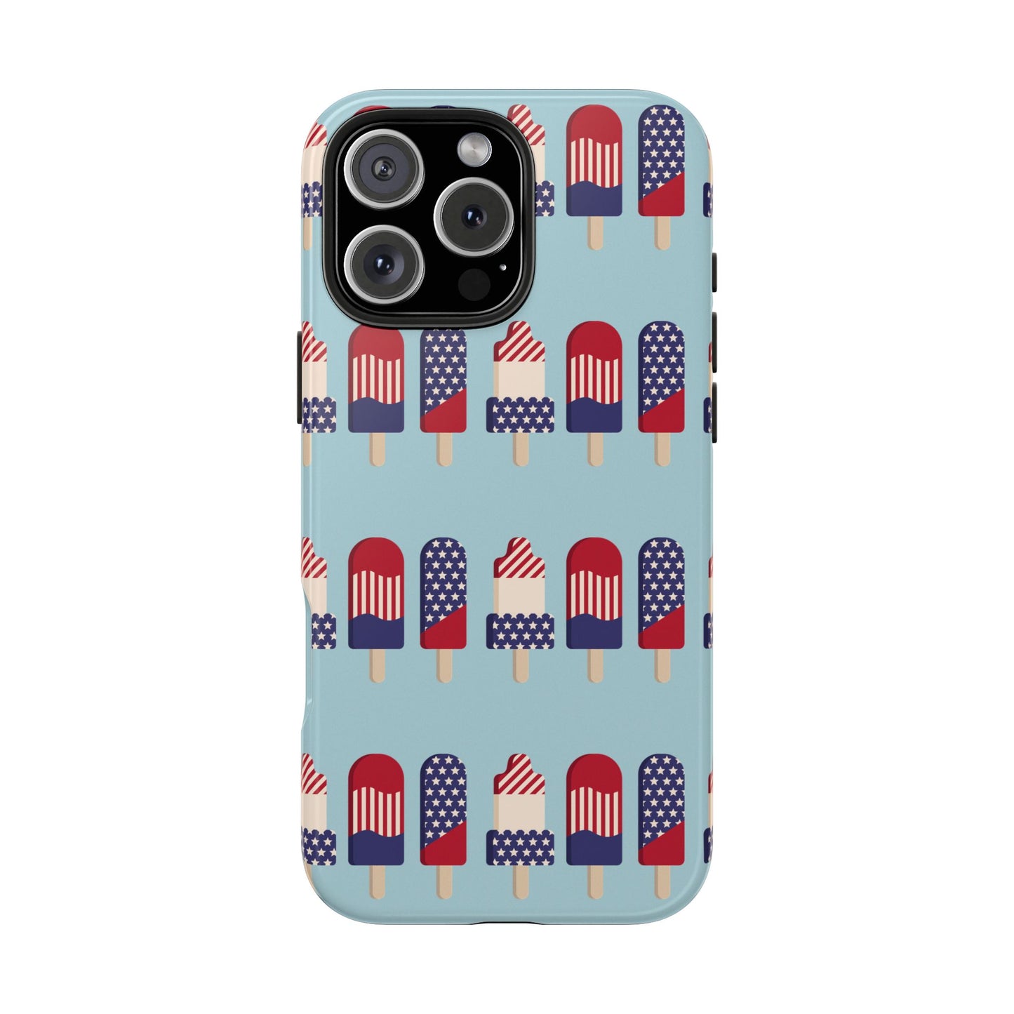 Patriotic Popsicle Tough Phone Case — 4th of July American Flag Phone Cover