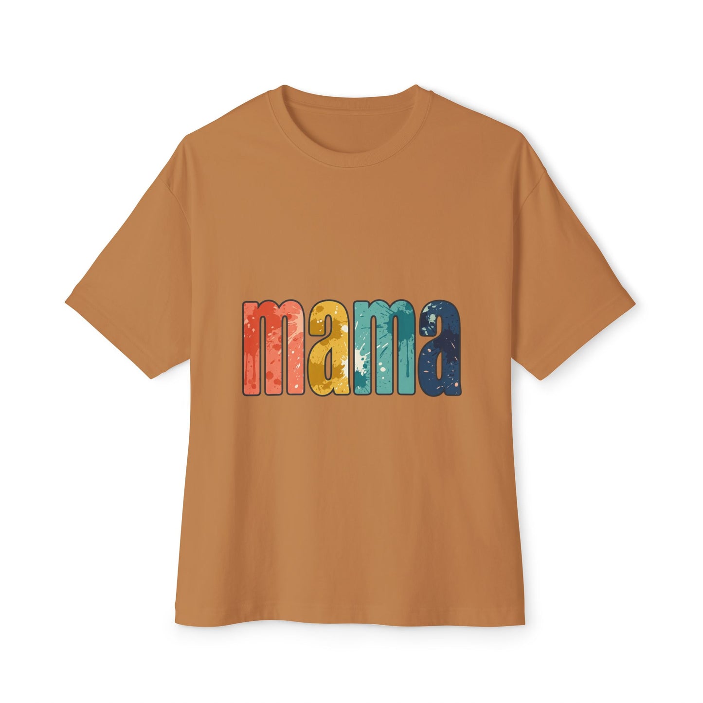 Mama Oversized Tee — Vintage Distressed Mothers Day Shirt