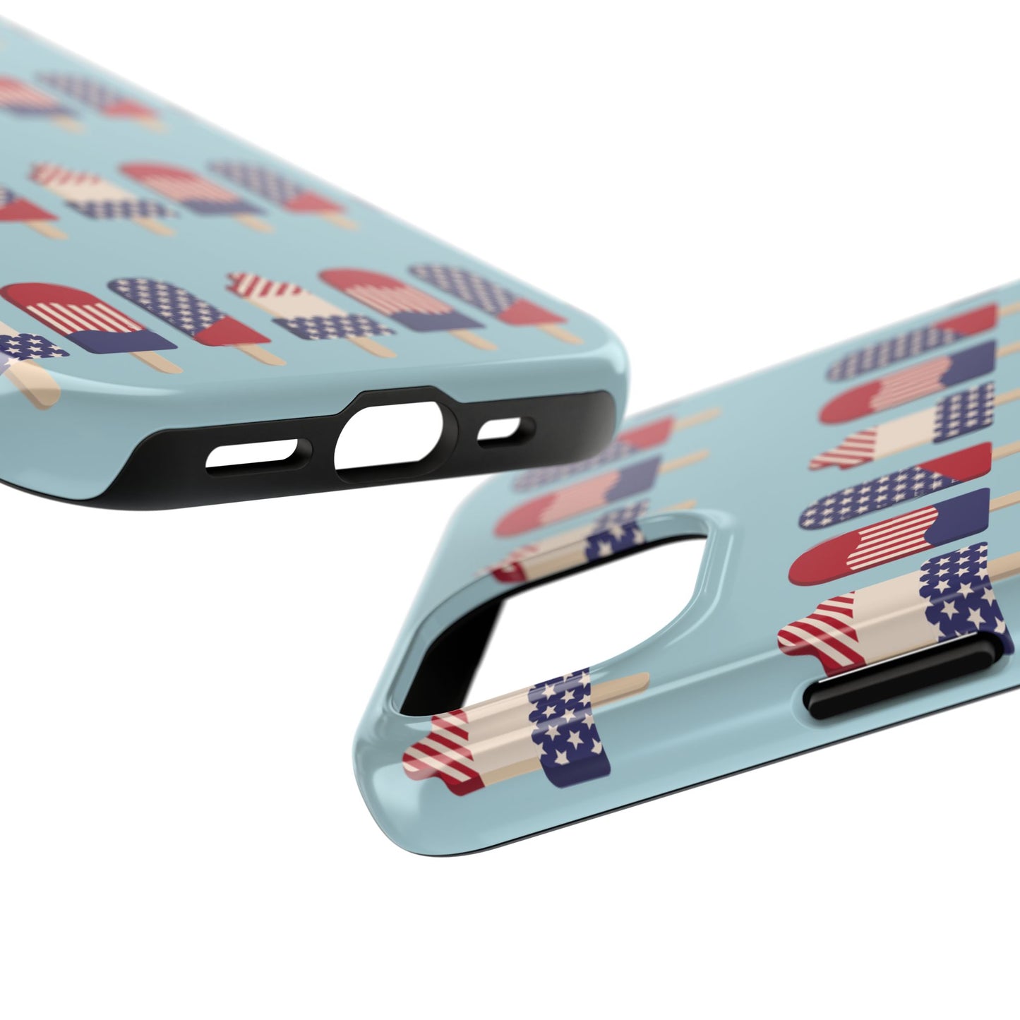 Patriotic Popsicle Tough Phone Case — 4th of July American Flag Phone Cover