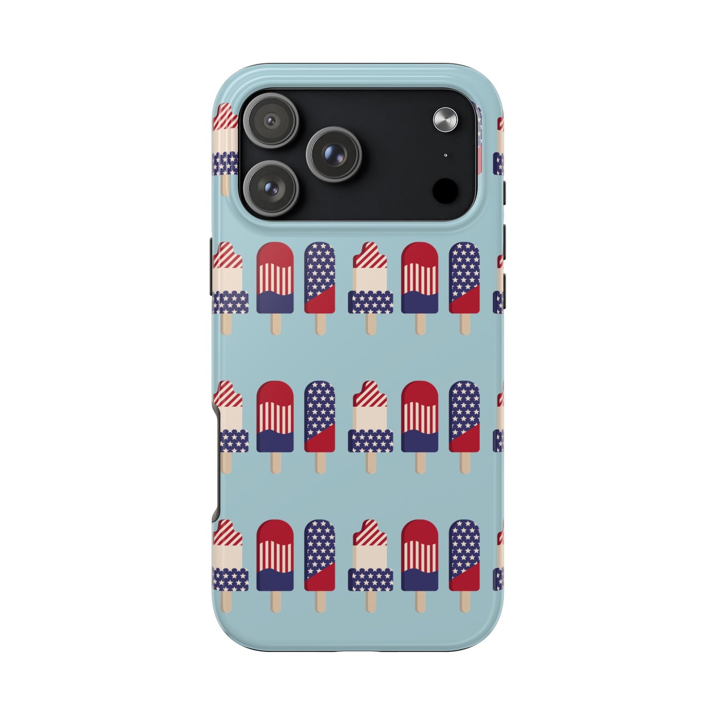 Patriotic Popsicle Tough Phone Case — 4th of July American Flag Phone Cover