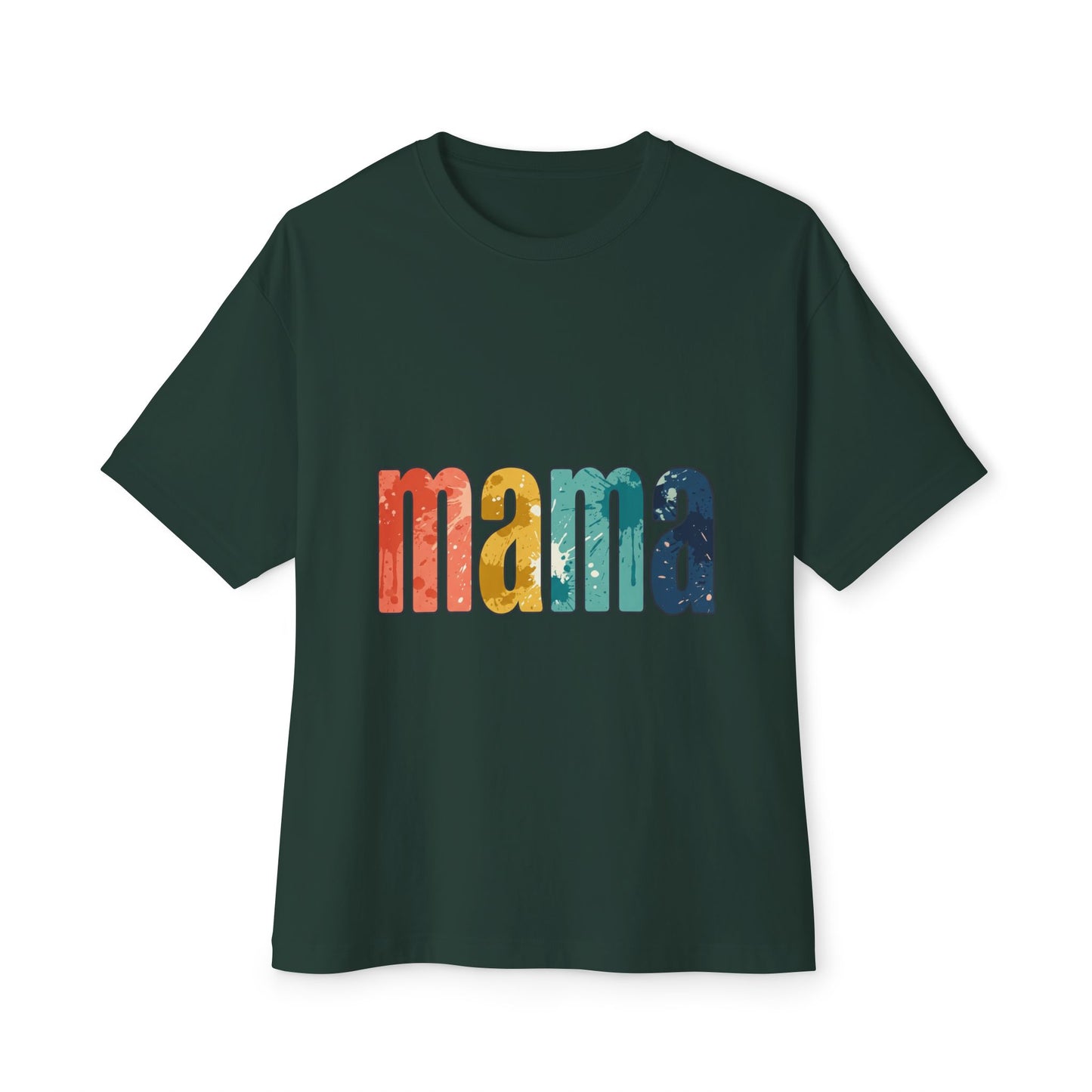 Mama Oversized Tee — Vintage Distressed Mothers Day Shirt