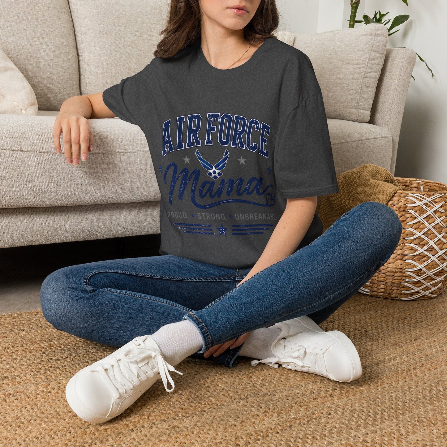 Air Force Mama Softstyle Tee