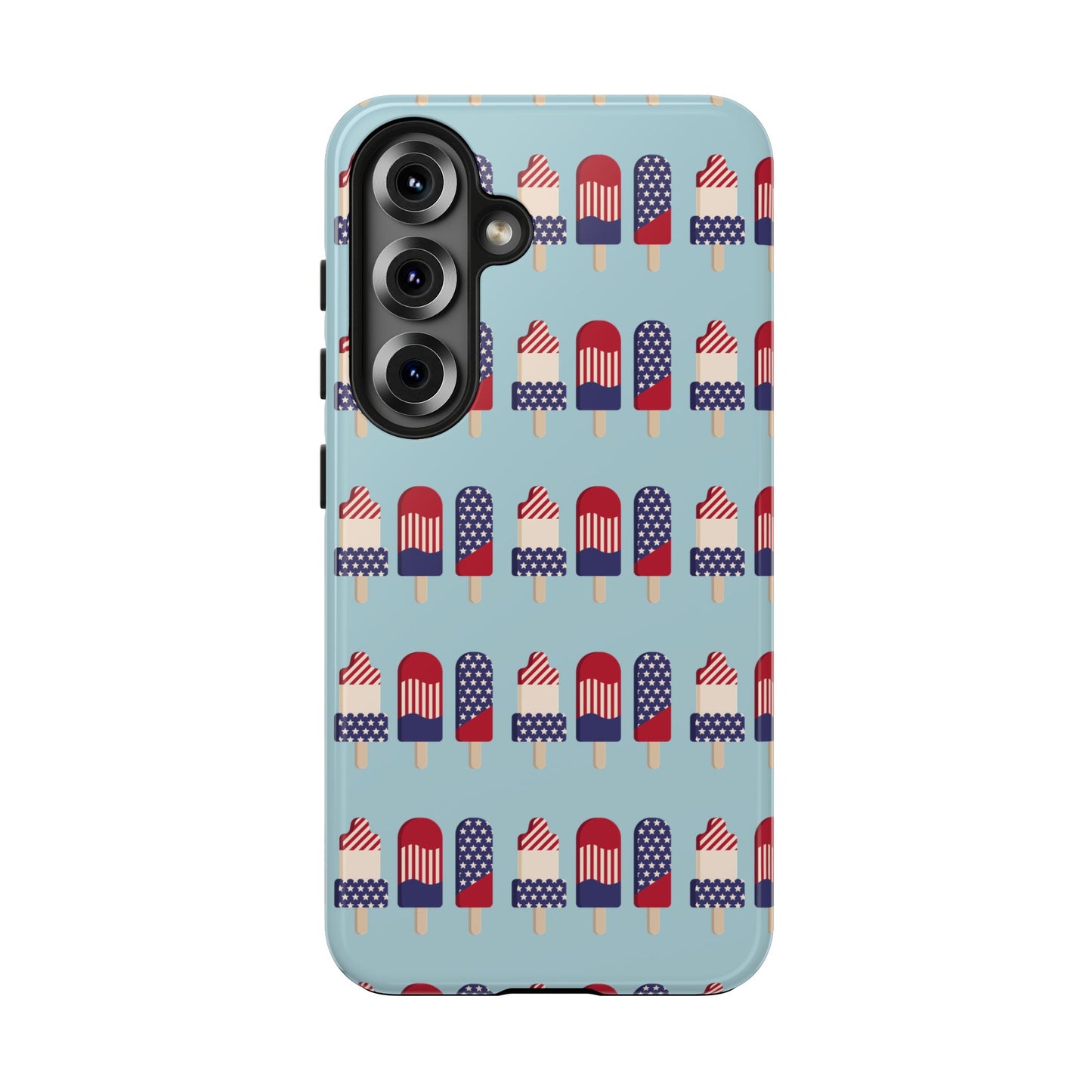 Patriotic Popsicle Tough Phone Case — 4th of July American Flag Phone Cover