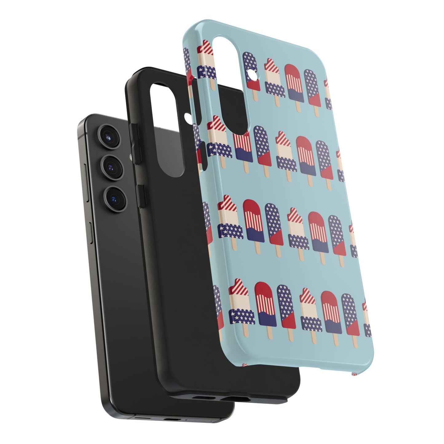 Patriotic Popsicle Tough Phone Case — 4th of July American Flag Phone Cover