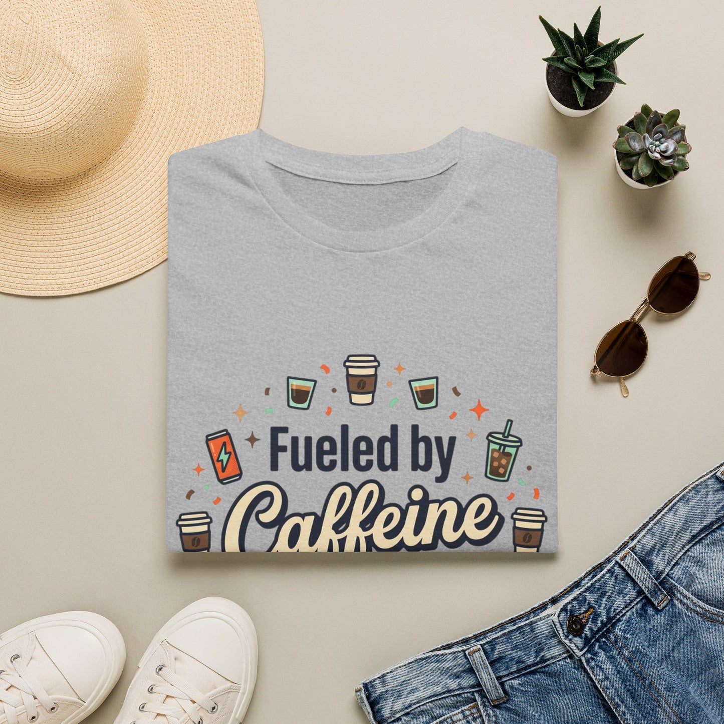 Fueled by Caffeine and Chaos Tee