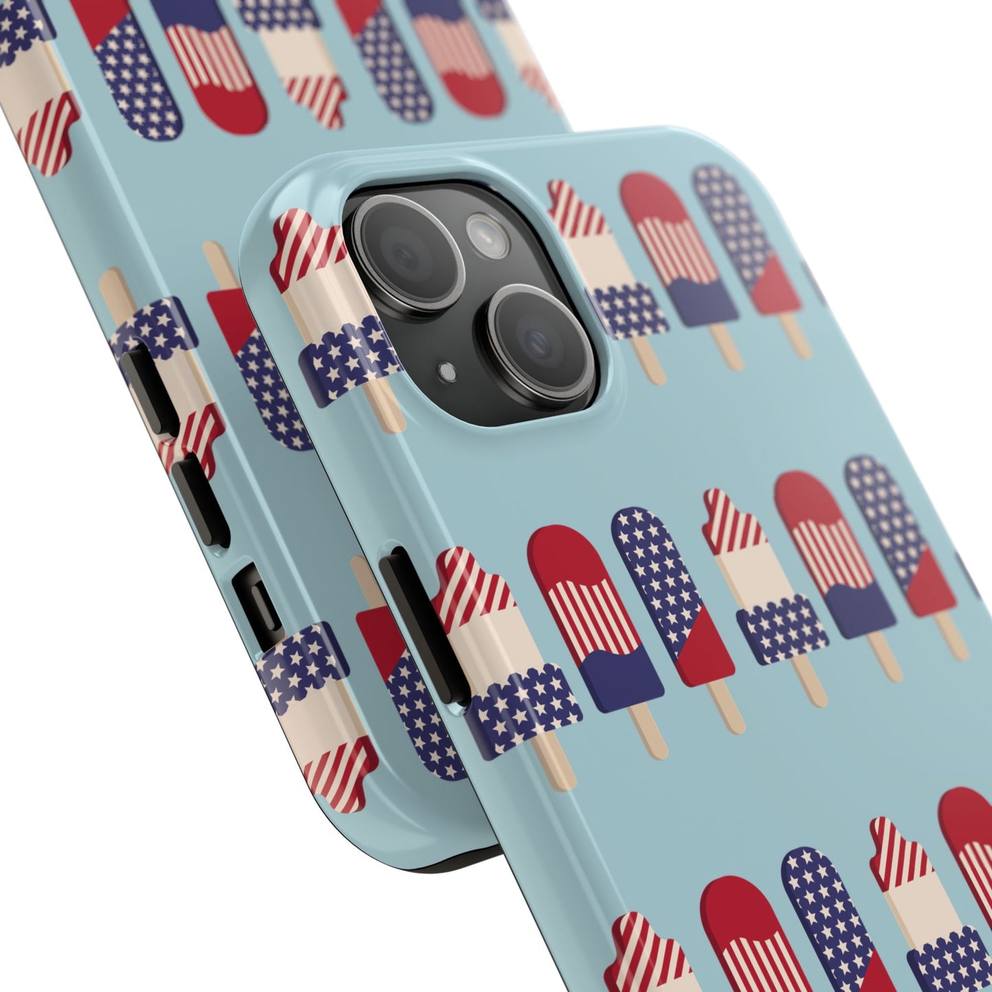 Patriotic Popsicle Tough Phone Case — 4th of July American Flag Phone Cover