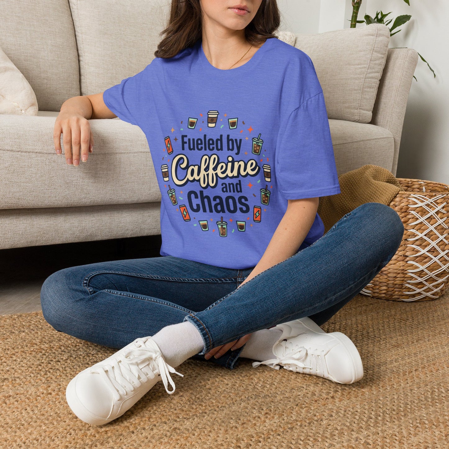 Fueled by Caffeine and Chaos Tee
