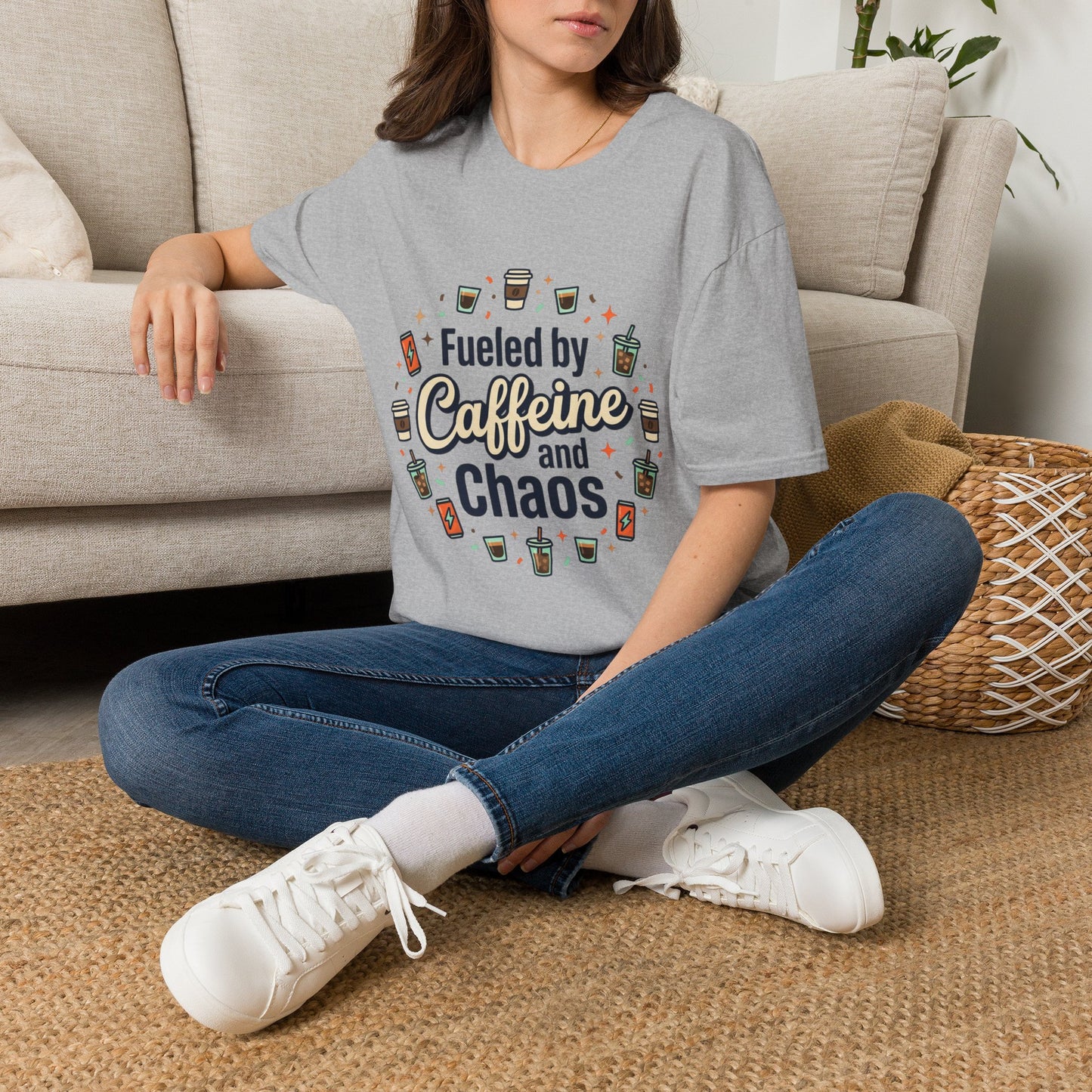 Fueled by Caffeine and Chaos Tee