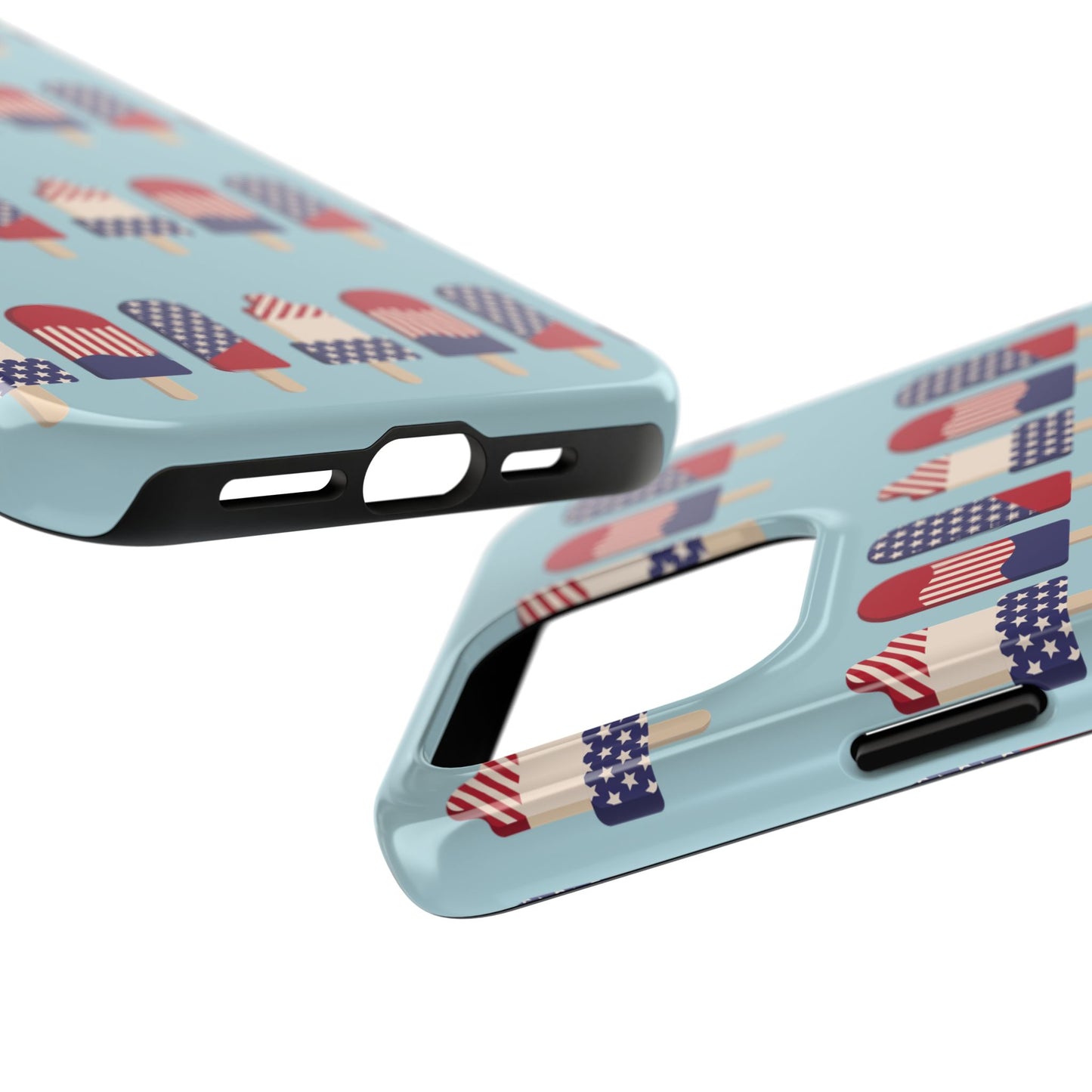 Patriotic Popsicle Tough Phone Case — 4th of July American Flag Phone Cover