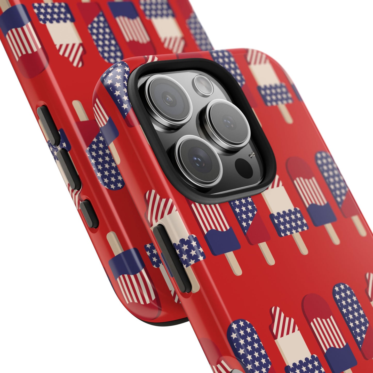 Patriotic Popsicle Tough Phone Case — 4th of July American Flag Phone Cover
