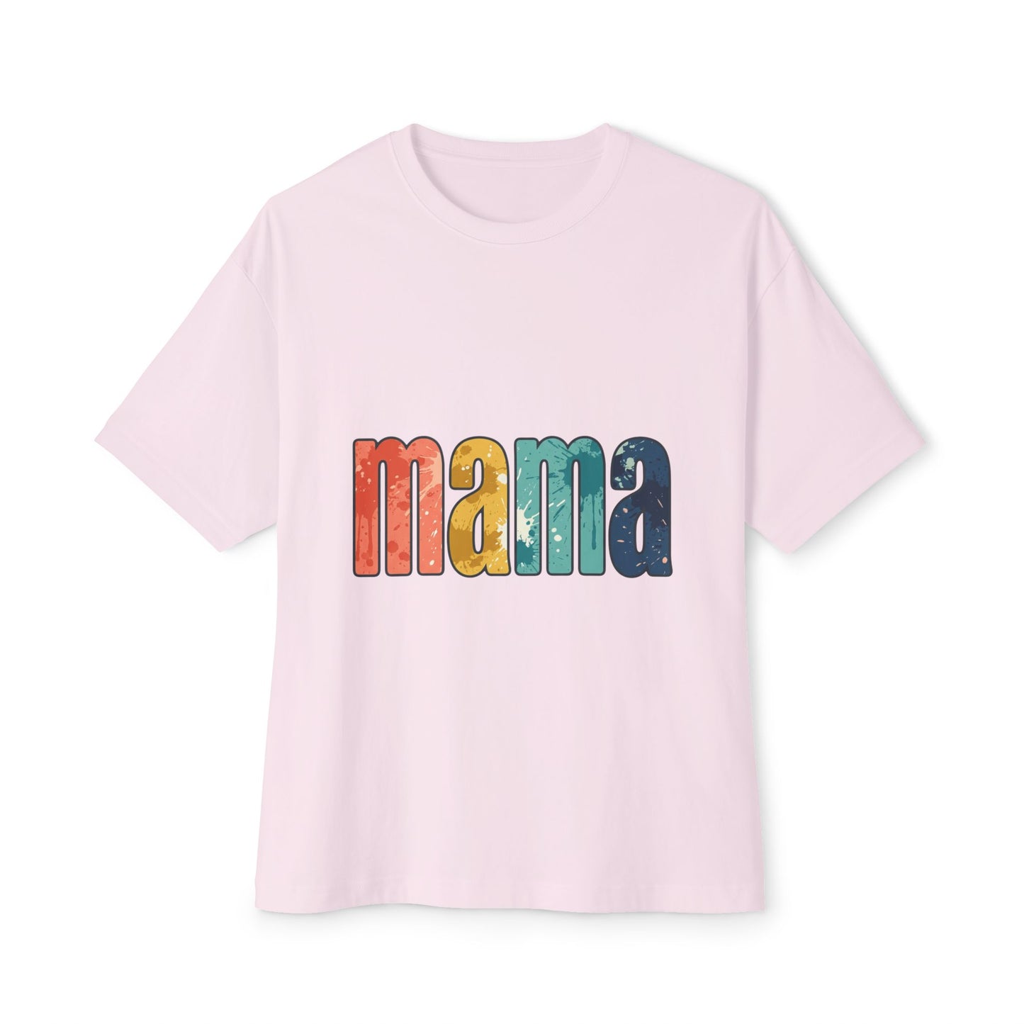Mama Oversized Tee — Vintage Distressed Mothers Day Shirt