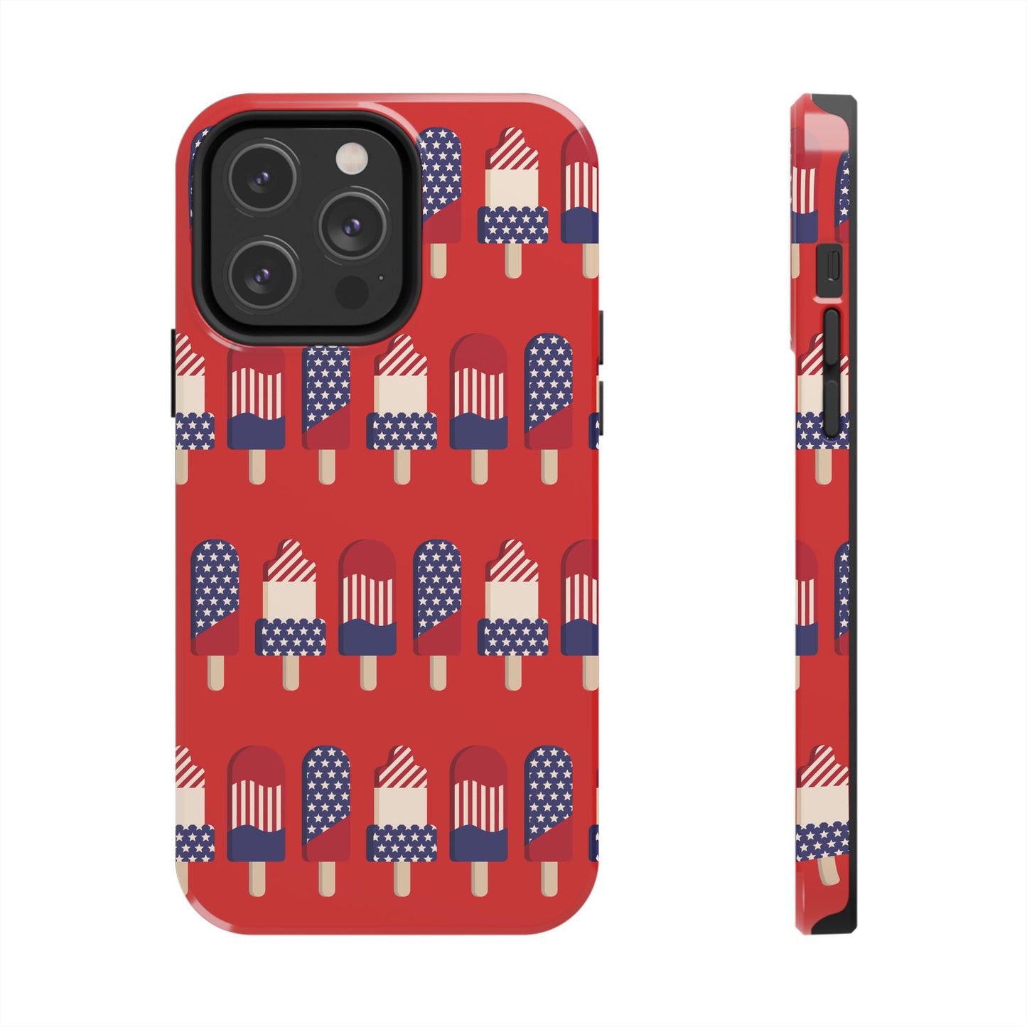 Patriotic Popsicle Tough Phone Case — 4th of July American Flag Phone Cover