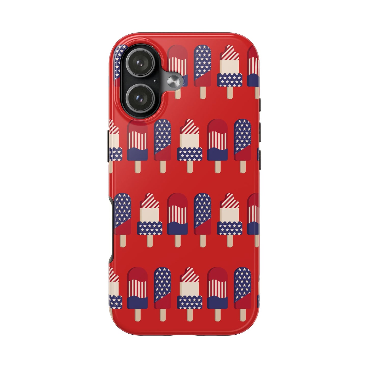 Patriotic Popsicle Tough Phone Case — 4th of July American Flag Phone Cover