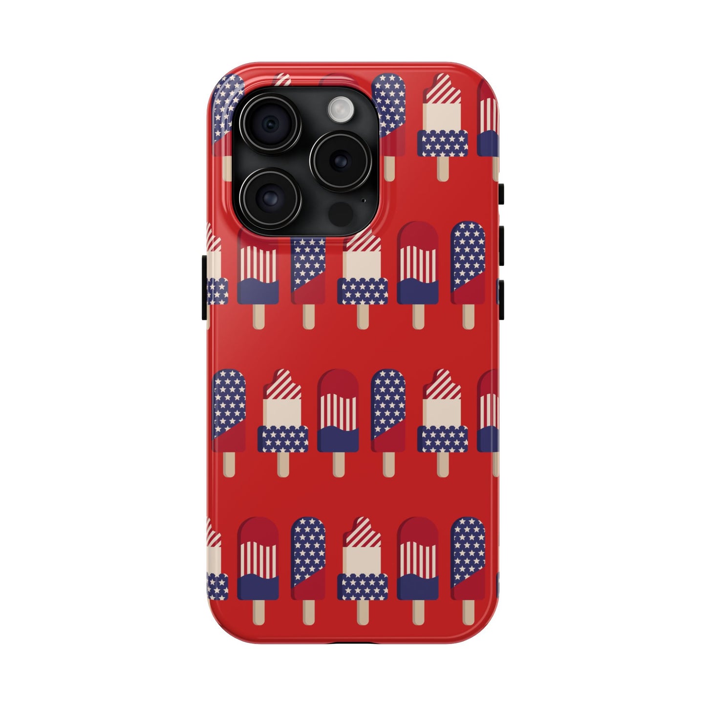 Patriotic Popsicle Tough Phone Case — 4th of July American Flag Phone Cover