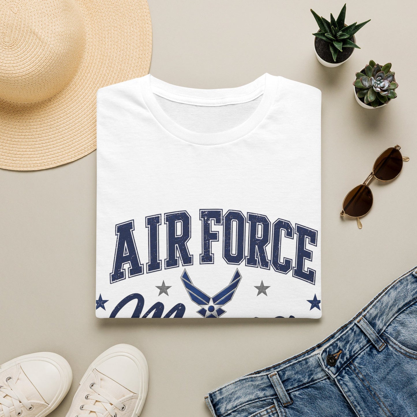 Air Force Mama Softstyle Tee