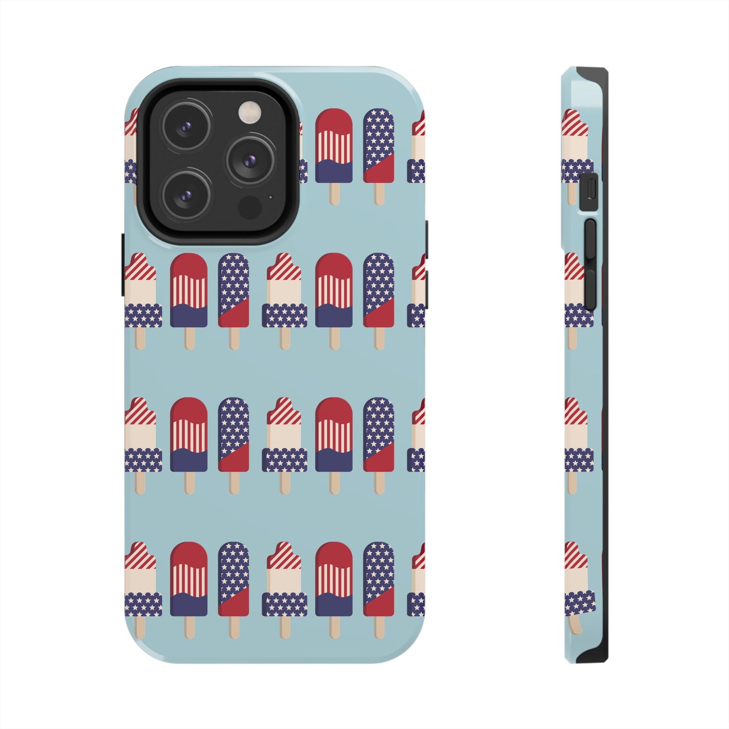 Patriotic Popsicle Tough Phone Case — 4th of July American Flag Phone Cover